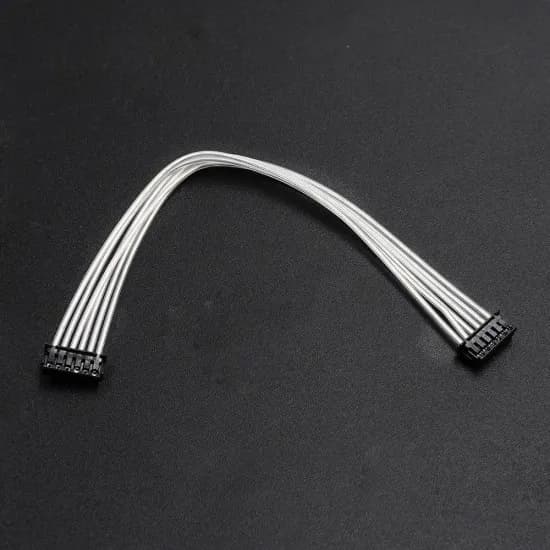 Cabo de Sensor de Motor Brushless em Teflon Prata 120mm